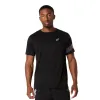 Чоловіча футболка ASICS Icon SS Top Performance Black/Cream, Колір: чорний, Розмір: L 