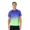 Чоловіча футболка ASICS Road Fade SS Top Cobalt Burst/Illuminate Green, Колір: фіолетовий, Розмір: L 