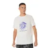Чоловіча футболка ASICS Fujitrail Logo SS Top Cream Cobalt Burst/Cool Grey, Колір: білий, Розмір: XL 