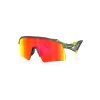 Спортивні окуляри OAKLEY Stunt Wing OO9519-0441 Matte Grey Smoke/Prizm Ruby, Лінза: Prizm Ruby 