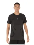 Чоловіча футболка ASICS Road Seamless SS Top Performance Black, Колір: чорний, Розмір: L 