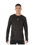 Чоловічий лонгслів ASICS Road Seamless LS Top Performance Black, Колір: чорний, Розмір: L 
