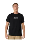 Чоловіча футболка ASICS Logo Graphic Tee Performance Black, Колір: чорний, Розмір: M 
