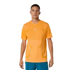 Чоловіча футболка ASICS Road Seamless SS Top Yamabuki, Колір: помаранчевий, Розмір: M 