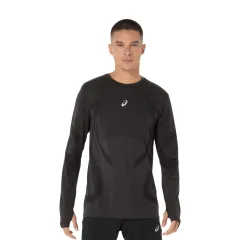 Чоловічий лонгслів ASICS Road Seamless LS Top Performance Black, Колір: чорний, Розмір: L 