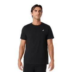 Чоловіча футболка ASICS Spiral Embroidery Tee Performance Black, Колір: чорний, Розмір: L 