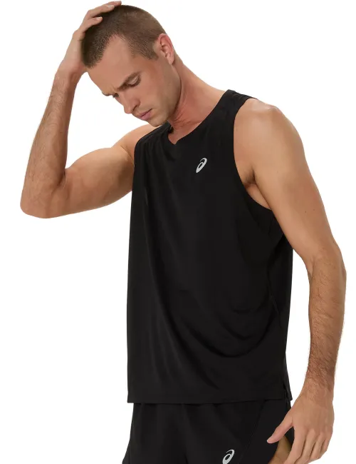 Мужская майка ASICS Core Singlet Performance Black, Цвет: черный, Размер: M – изображение 3