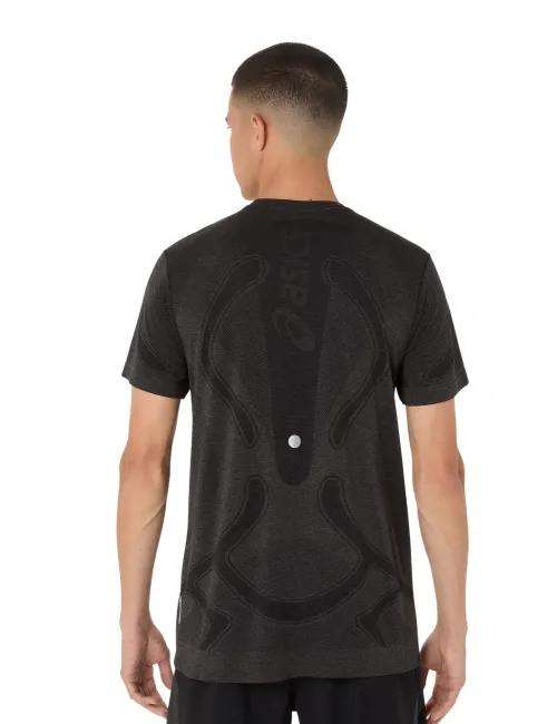 Чоловіча футболка ASICS Road Seamless SS Top Performance Black, Колір: чорний, Розмір: S – зображення 2