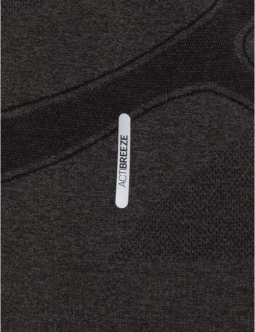 Чоловіча футболка ASICS Road Seamless SS Top Performance Black, Колір: чорний, Розмір: S – зображення 4