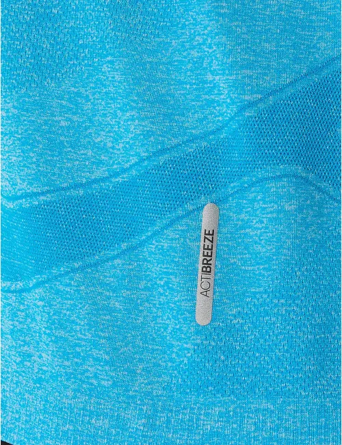 Чоловіча футболка ASICS Road Seamless SS Top Aegean Blue/Sky, Колір: блакитний, Розмір: M – зображення 5