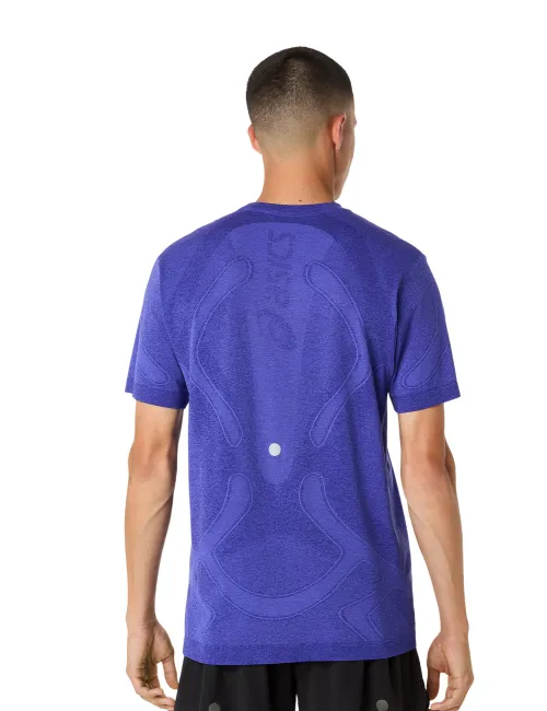 Чоловіча футболка ASICS Road Seamless SS Top Cobalt Burst/Eggplant, Колір: фіолетовий, Розмір: M – зображення 2