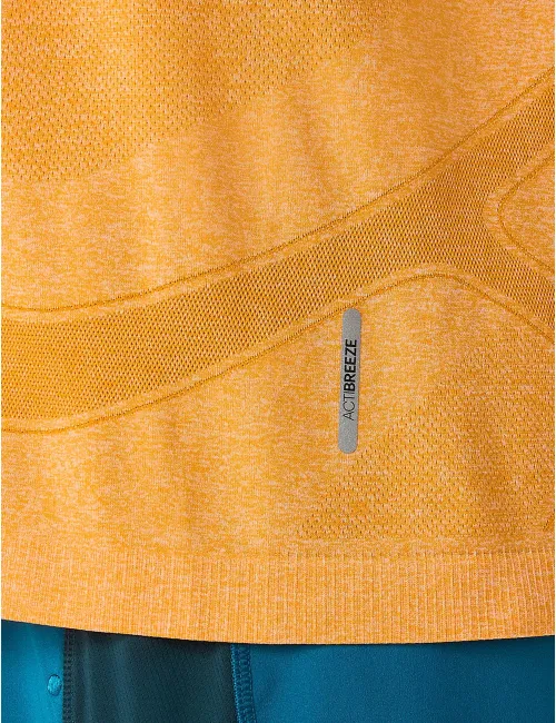 Чоловіча футболка ASICS Road Seamless SS Top Yamabuki, Колір: помаранчевий, Розмір: S – зображення 4