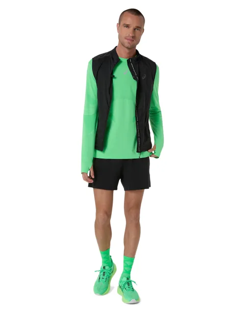Чоловічий лонгслів ASICS Road Seamless LS Top Vital Green Illuminate, Колір: м'ятний, Розмір: XXL – зображення 5