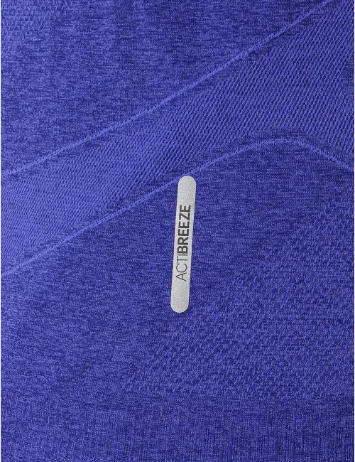Чоловічий лонгслів ASICS Road Seamless LS Top Cobalt Burst/Eggplant, Колір: синій, Розмір: S – зображення 4