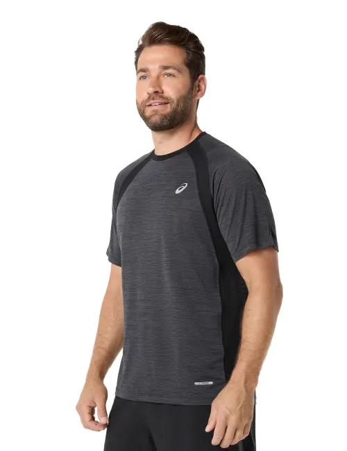 Чоловіча футболка ASICS Road SS Top Performance Black, Колір: чорний, Розмір: S – зображення 3
