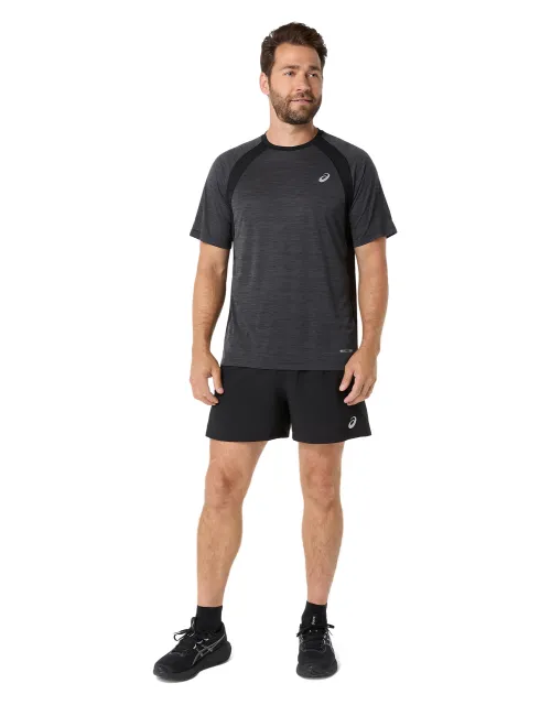 Чоловіча футболка ASICS Road SS Top Performance Black, Колір: чорний, Розмір: S – зображення 5