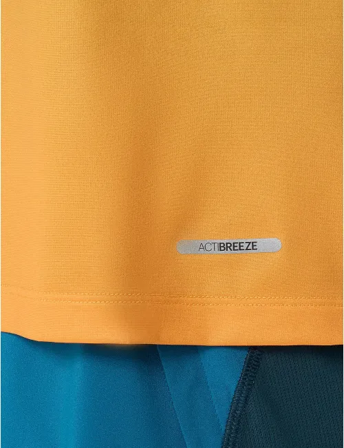 Чоловіча футболка ASICS Road Fade SS Top Aegean Blue/Yamabuki, Колір: блакитний, Розмір: M – зображення 4
