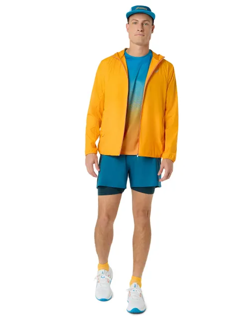 Чоловіча футболка ASICS Road Fade SS Top Aegean Blue/Yamabuki, Колір: блакитний, Розмір: M – зображення 5