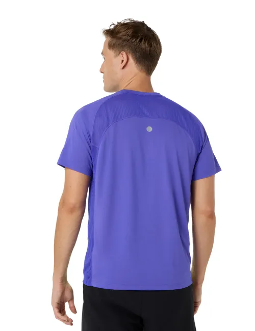 Чоловіча футболка ASICS Road Fade SS Top Cobalt Burst/Illuminate Green, Колір: фіолетовий, Розмір: M – зображення 2