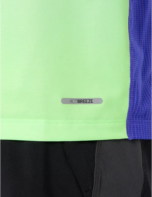 Чоловіча футболка ASICS Road Fade SS Top Cobalt Burst/Illuminate Green, Колір: фіолетовий, Розмір: M – зображення 4