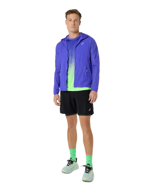 Чоловіча футболка ASICS Road Fade SS Top Cobalt Burst/Illuminate Green, Колір: фіолетовий, Розмір: M – зображення 5