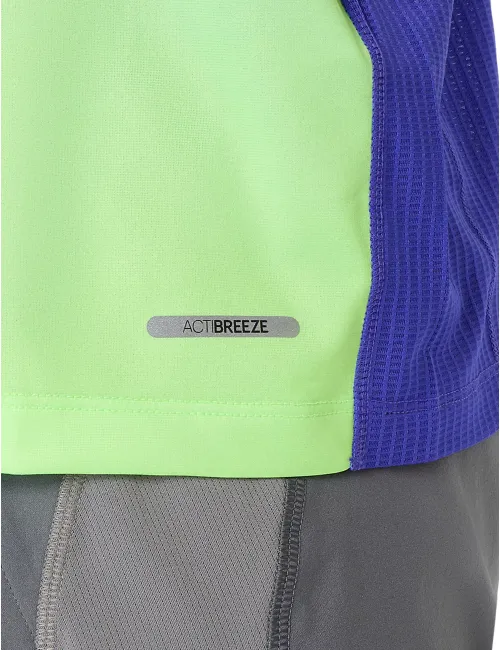 Мужская майка ASICS Road Fade Singlet Cobalt Burst/Illumnate Green, Цвет: сине-фиолетовый с салатовым, Размер: M – изображение 4