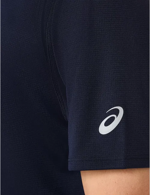 Чоловіча футболка ASICS Fujitrail Logo SS Top Midnight/Cobalt Burst/Cool Grey, Колір: темно-синій, Розмір: M – зображення 4
