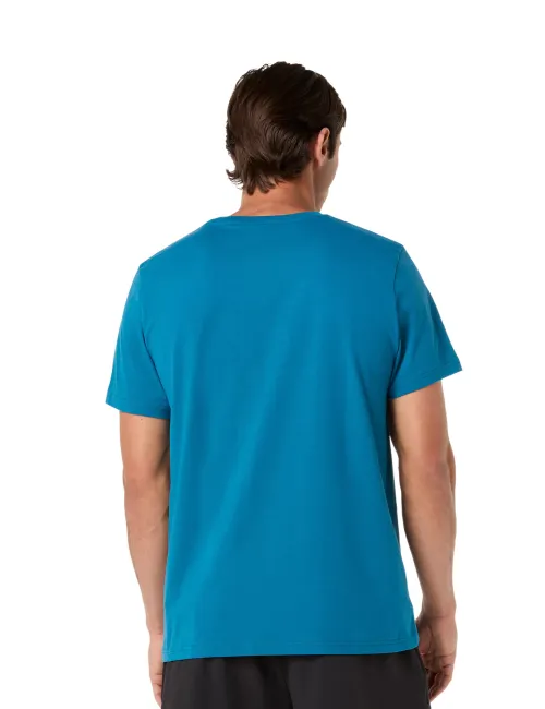 Чоловіча футболка ASICS Logo Graphic Tee 2031F334-400 Dark Teal, Колір: блакитний, Розмір: S – зображення 2