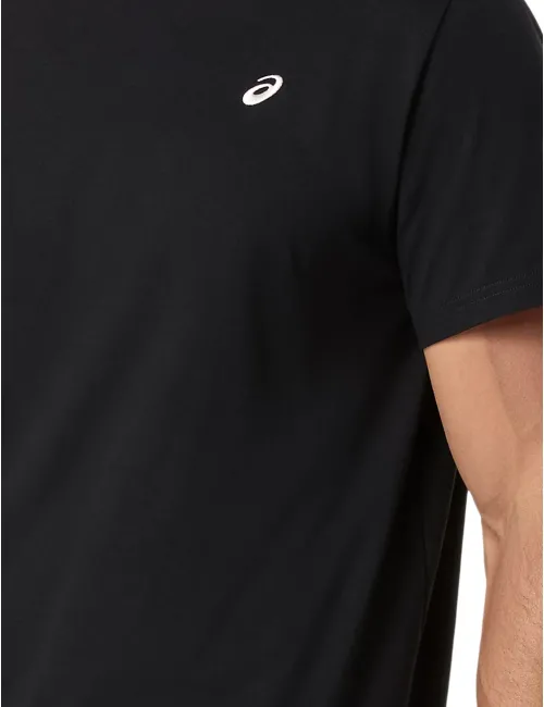 Чоловіча футболка ASICS Spiral Embroidery Tee Performance Black, Колір: чорний, Розмір: XL – зображення 4