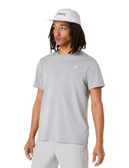 Чоловіча футболка ASICS Spiral Embroidery Tee 2031F458-020 Grey Heather, Колір: сірий, Розмір: M – зображення 3