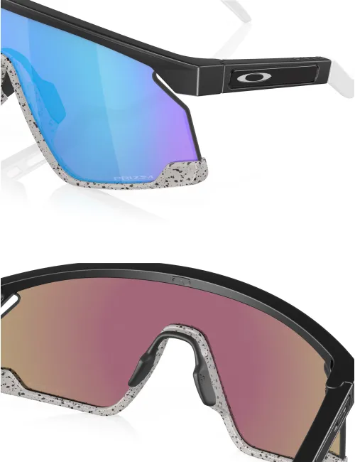 Спортивні окуляри OAKLEY BXTR OO9280-0339 Matte Black/Prizm Sapphire, Лінза: Prizm Sapphire – зображення 6