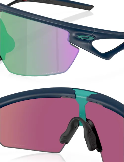 Спортивные очки OAKLEY Sphaera Pacific Trail Collection OO9403-1936 Matte Abyss/Prizm Road Jade, Линза: Prizm Road Jade – изображение 6