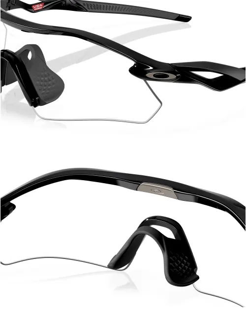 Спортивные фотохромные очки OAKLEY Radar Plate OO9495D-0236 Polished Black/Clear To Black Iridium Photochromic, Линза: Clear to Black Iridium Photocromic – изображение 6