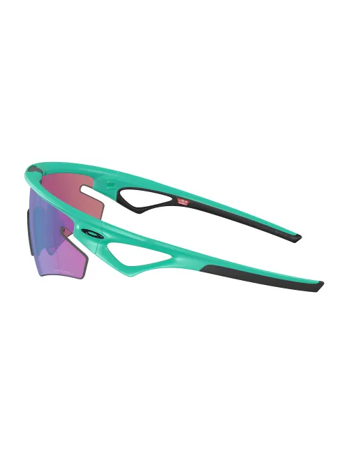 Спортивные очки OAKLEY Sphaera Slash Neon Pop Collection OO9499-1436 Matte Celeste/Prizm Road Jade, Линза: Prizm Road Jade – изображение 3