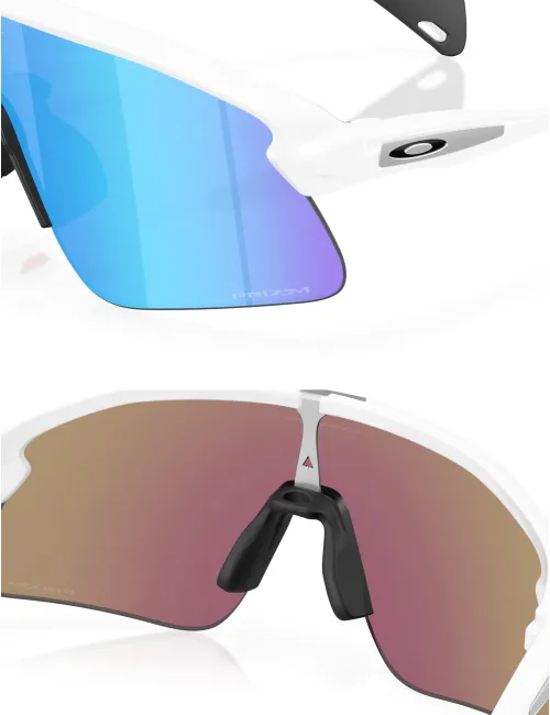 Спортивні окуляри OAKLEY Stunt Devil OO9517-0439 Matte White/Prizm Sapphire, Лінза: Prizm Sapphire – зображення 5