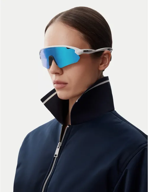 Спортивні окуляри OAKLEY Stunt Devil OO9517-0439 Matte White/Prizm Sapphire, Лінза: Prizm Sapphire – зображення 6