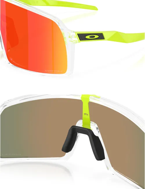 Спортивні окуляри OAKLEY Sutro Neon Pop Collection OO9406-D237 Clear/Prizm Ruby, Лінза: Prizm Ruby – зображення 6