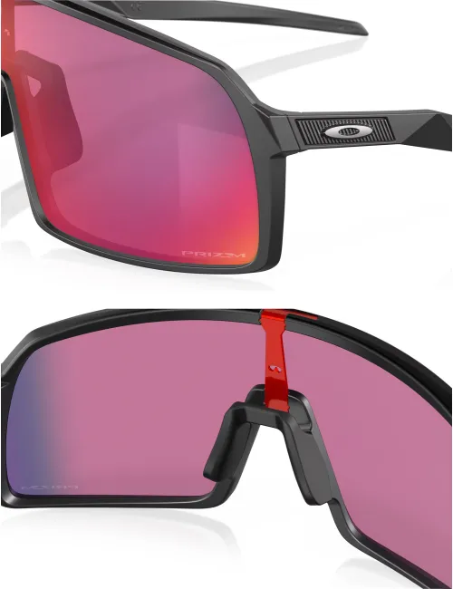 Спортивные очки OAKLEY Sutro OO9406-0837 Matte Black/Prizm Road, Линза: Prizm Road – изображение 6