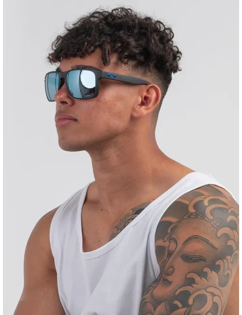 Сонцезахисні окуляри OAKLEY Holbrook XL OO9417-2559 Matte Black/Prizm Deep Water Polarized, Лінза: Prizm Deep Water – зображення 6