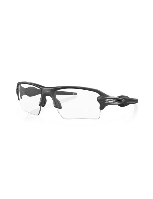 Спортивні фотохромні окуляри OAKLEY Flak 2.0 XL OO9188-16 Steel/Clear To Black Iridium Photocromic, Линза: Clear Black Iridium Photocromic 