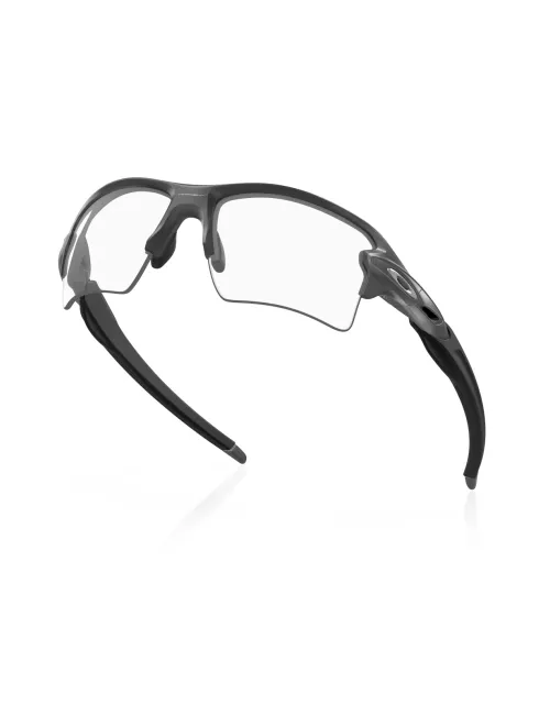 Спортивні фотохромні окуляри OAKLEY Flak 2.0 XL OO9188-16 Steel/Clear To Black Iridium Photocromic, Лінза: Clear Black Iridium Photocromic – зображення 4