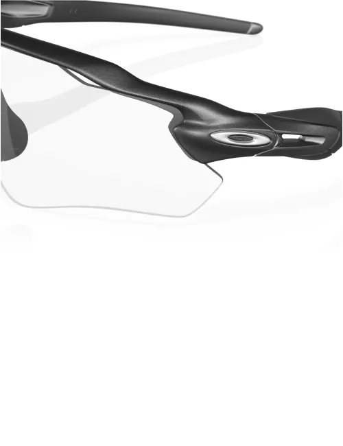 Спортивні фотохромні окуляри OAKLEY Radar EV Path OO9208-1338 Steel/Clear Black Iridium Photocromic, Лінза: Clear Black Iridium Photocromic – зображення 5