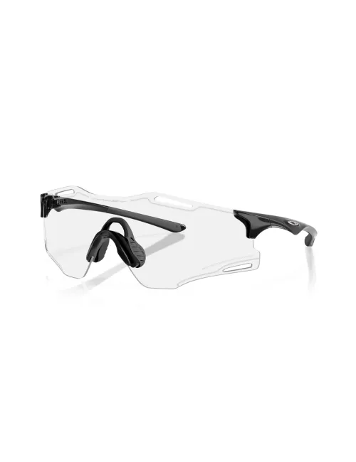 Спортивні фотохромні окуляри OAKLEY Cybr Zero OO9512D-0639 Polished Black/Clear Photochromic 50% Black Iridium, Линза: Clear Black Iridium Photocromic 