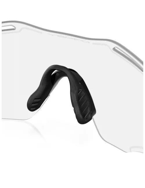 Спортивні фотохромні окуляри OAKLEY Cybr Zero OO9512D-0639 Polished Black/Clear Photochromic 50% Black Iridium, Лінза: Clear Black Iridium Photocromic – зображення 6