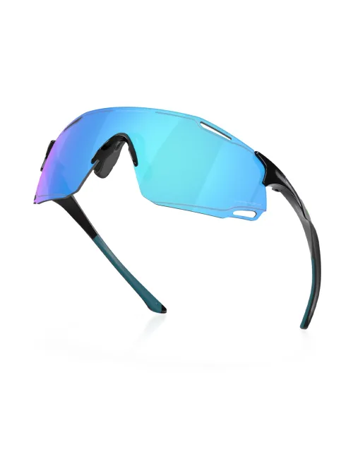 Спортивні окуляри OAKLEY Сybr Dyno OO9513D-0239 Polished Black/Prizm Sapphire, Лінза: Prizm Sapphire – зображення 4