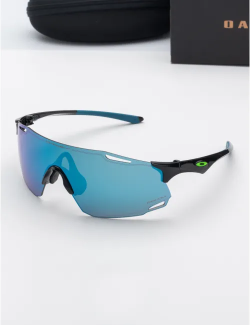 Спортивні окуляри OAKLEY Сybr Dyno OO9513D-0239 Polished Black/Prizm Sapphire, Лінза: Prizm Sapphire – зображення 7