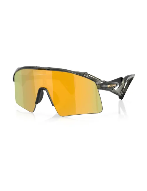 Спортивні окуляри OAKLEY Stunt Wing OO9519-0241 Grey Smoke/Prizm 24k, Линза: Prizm 24k 