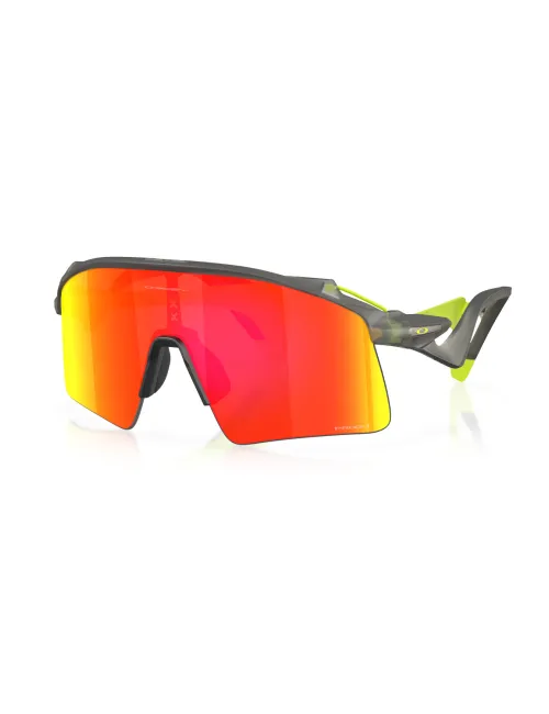 Спортивні окуляри OAKLEY Stunt Wing OO9519-0441 Matte Grey Smoke/Prizm Ruby, Линза: Prizm Ruby 