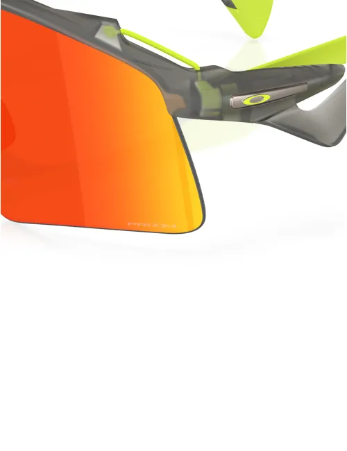 Спортивные очки OAKLEY Stunt Wing OO9519-0441 Matte Grey Smoke/Prizm Ruby, Линза: Prizm Ruby – изображение 5